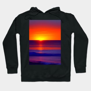 BEAUTIFUL OCEAN SUNSET PURPLE HUED Hoodie